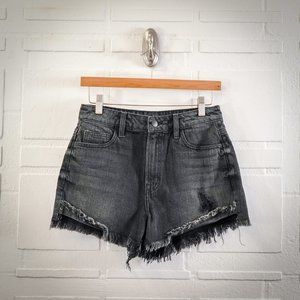 Hidden Brand Sofie Mom High Rise Frayed Shorts
